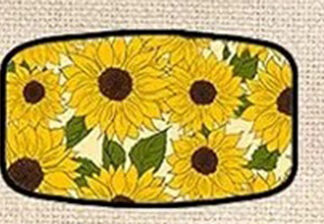 KANGASMERKKI 10x6cm "Kaareva"