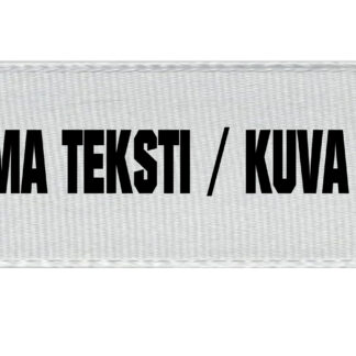 KANGASMERKKI 2,5x10cm VALKEA TIKKI