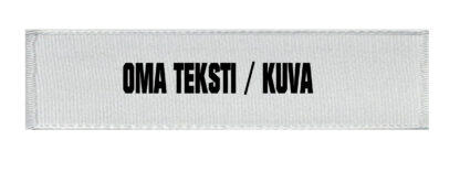 KANGASMERKKI 2,5x10cm VALKEA TIKKI