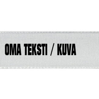 KANGASMERKKI 2,5x10cm VALKEA TIKKI
